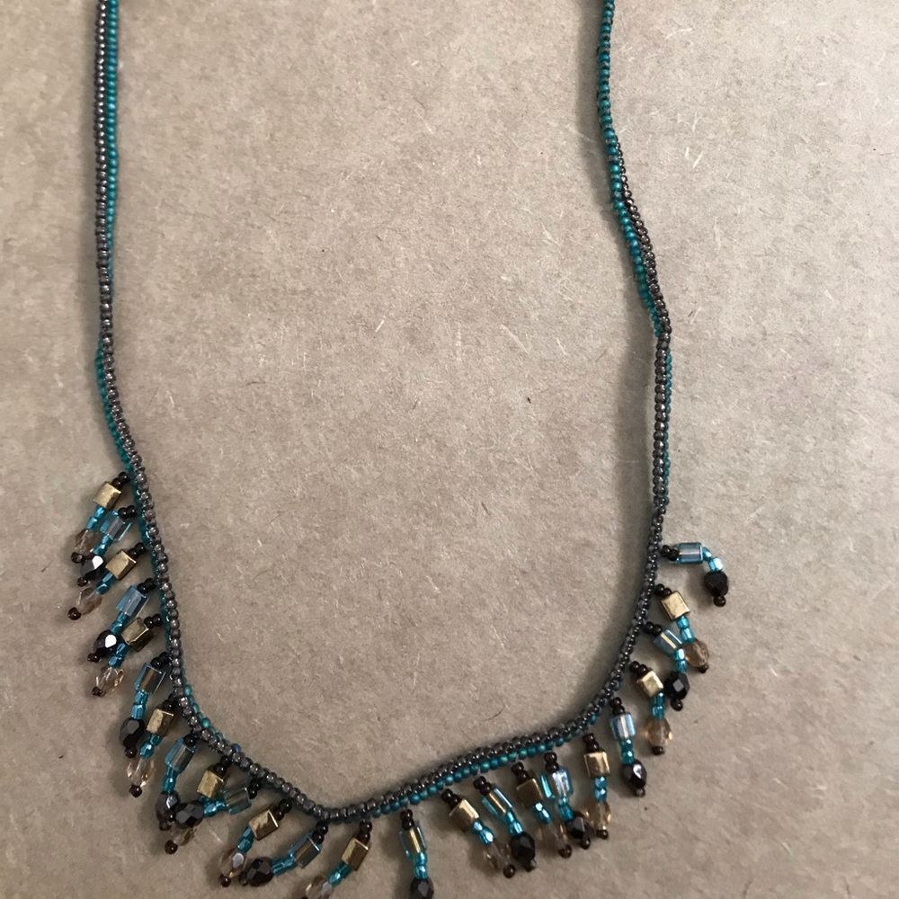 Hand beaded Guatemalan necklace